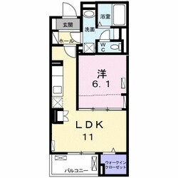 和泉大宮駅 徒歩8分 3階の物件間取画像